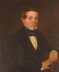 The Young Gentleman, Large 19th century oil painting