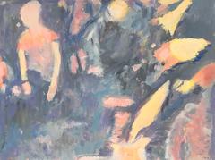 French Expressionist Abstract Signed Painting