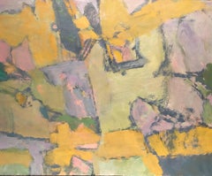 Parisian Abstract Expressionist Original Oil Painting