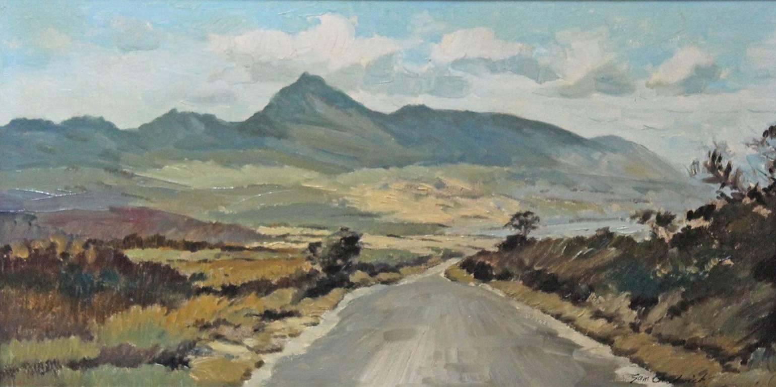 Sam Chadwick Landscape Painting - Scottish Landscape Oil Painting - Goatfell Isle of Arran