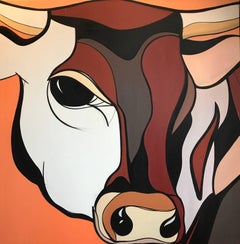 Huge Painting of a Cow