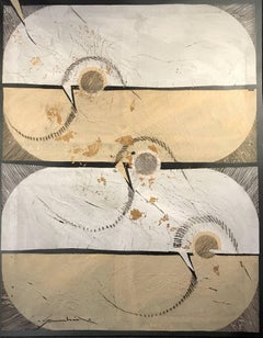 Large French Abstract Painting