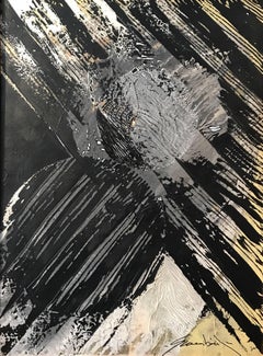 1960's French Abstract Oil Painting