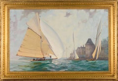 Racing Yachts, very large oil