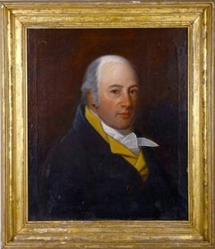 Georgian Portrait of Dapper English Gentleman Oil Painting on Canvas