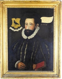 The Tudor Gentleman - Family Portrait with Coat of Arms