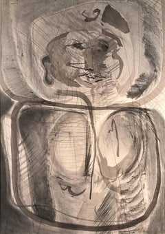 Circle of Pablo Picasso Abstract Portrait of Nude Figure