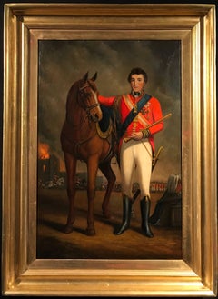 The Duke of Wellington Antique Oil Painting