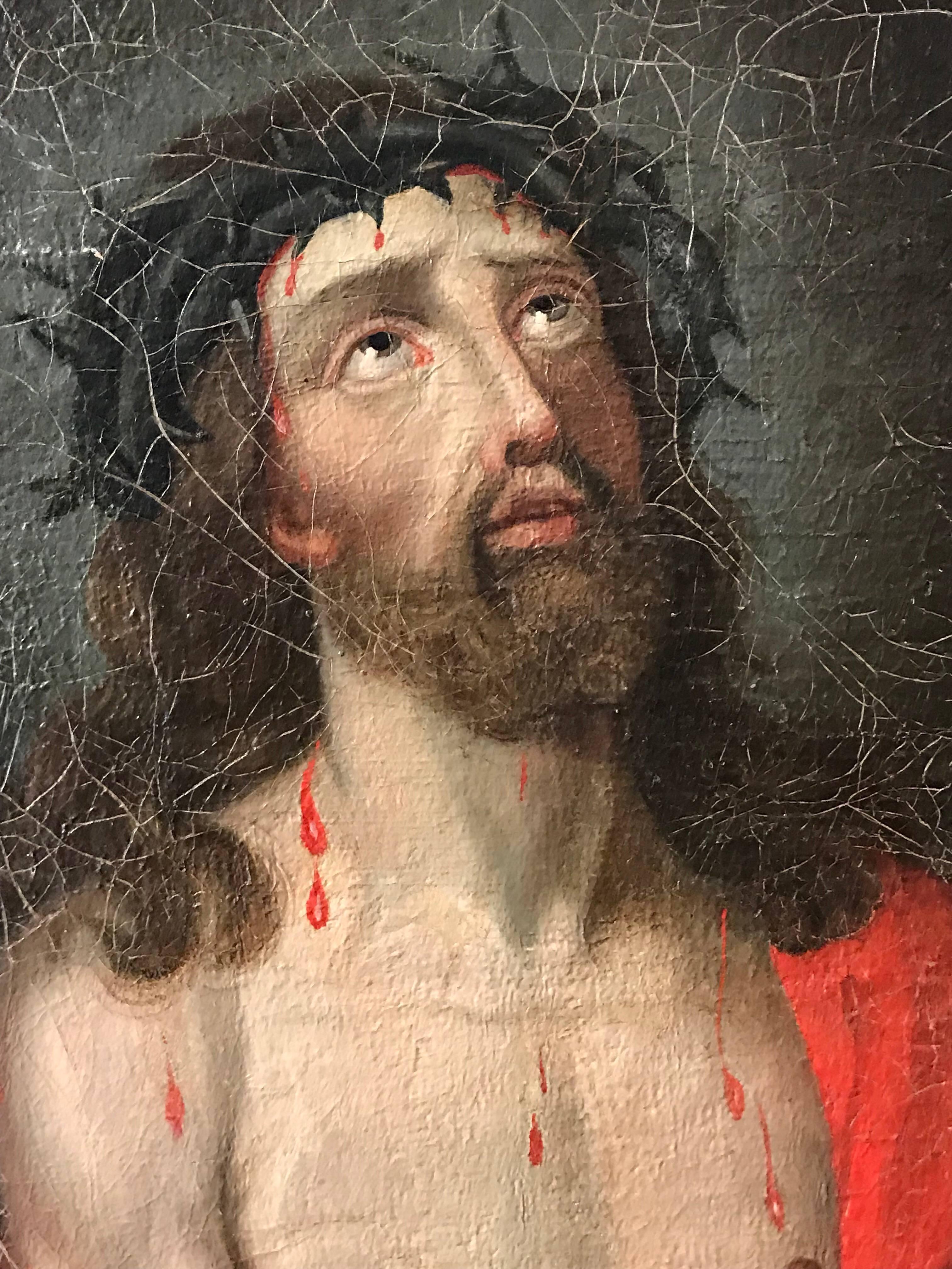 jesus crown of thorns painting