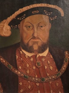 King Henry VIII portrait, oil on canvas