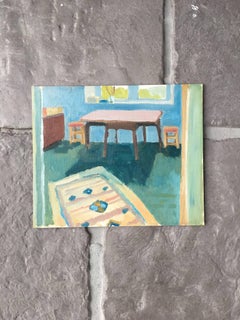 Studio Interior Oil Painting, British Artist