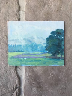 ‘Wandering Geese’ Oil Painting, British Artist