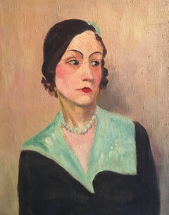 Fine French Impressionist 1930’s Oil Painting - Portrait