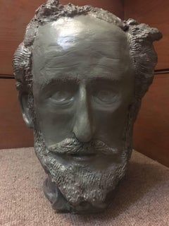 Head Sculpture, Elderly Man with Beard