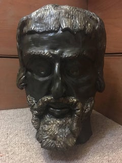 Head Sculpture, Double Sided, Both Male