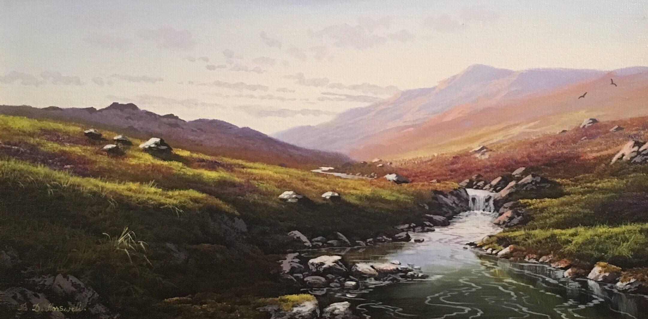Brian Horswell Still-Life Painting - Scottish Highland Landscape, Signed Oil