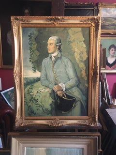 The Georgian Aristocrat, Portrait, Oil Painting