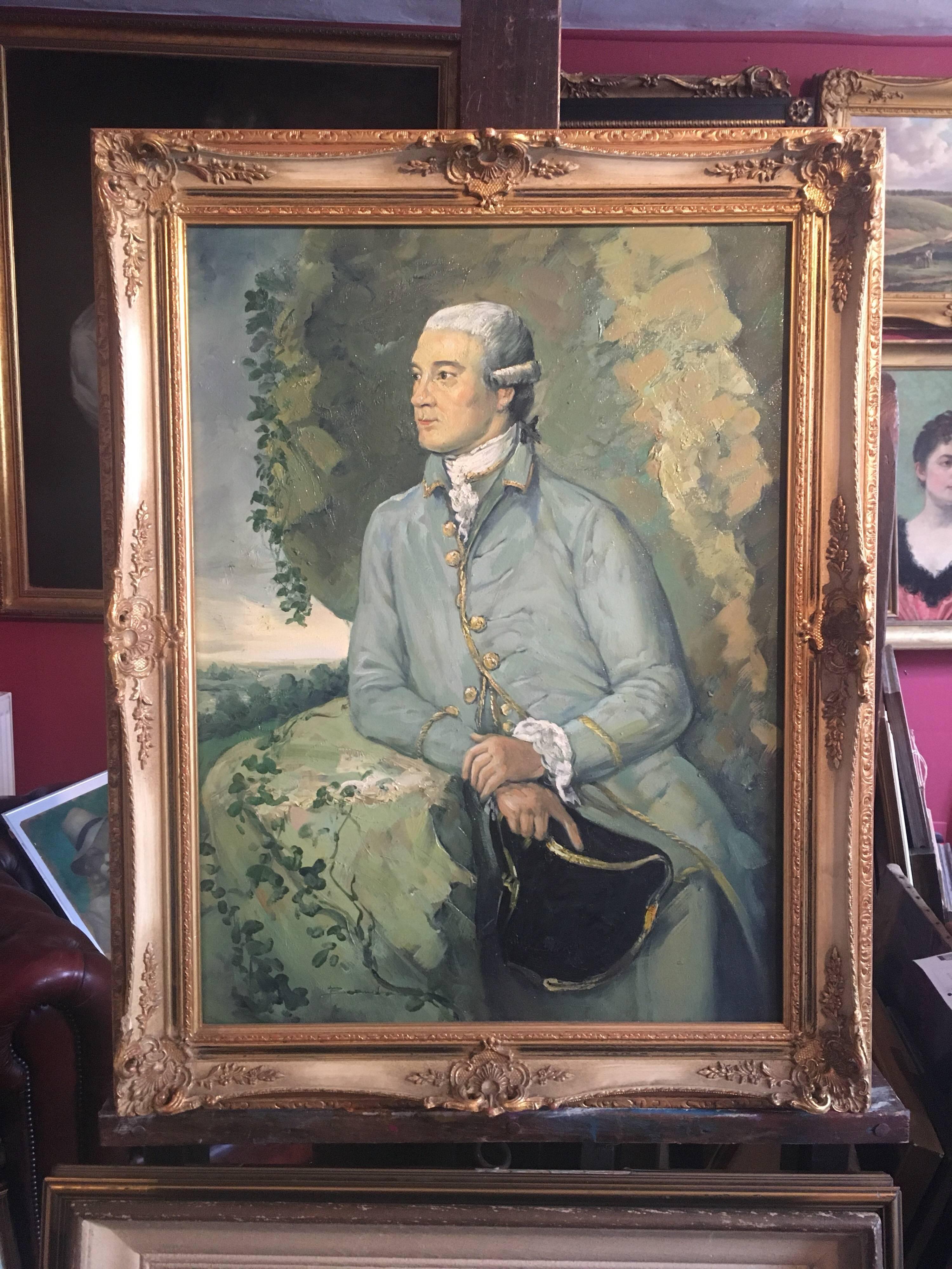 The Georgian Aristocrat, Portrait, Oil Painting  1