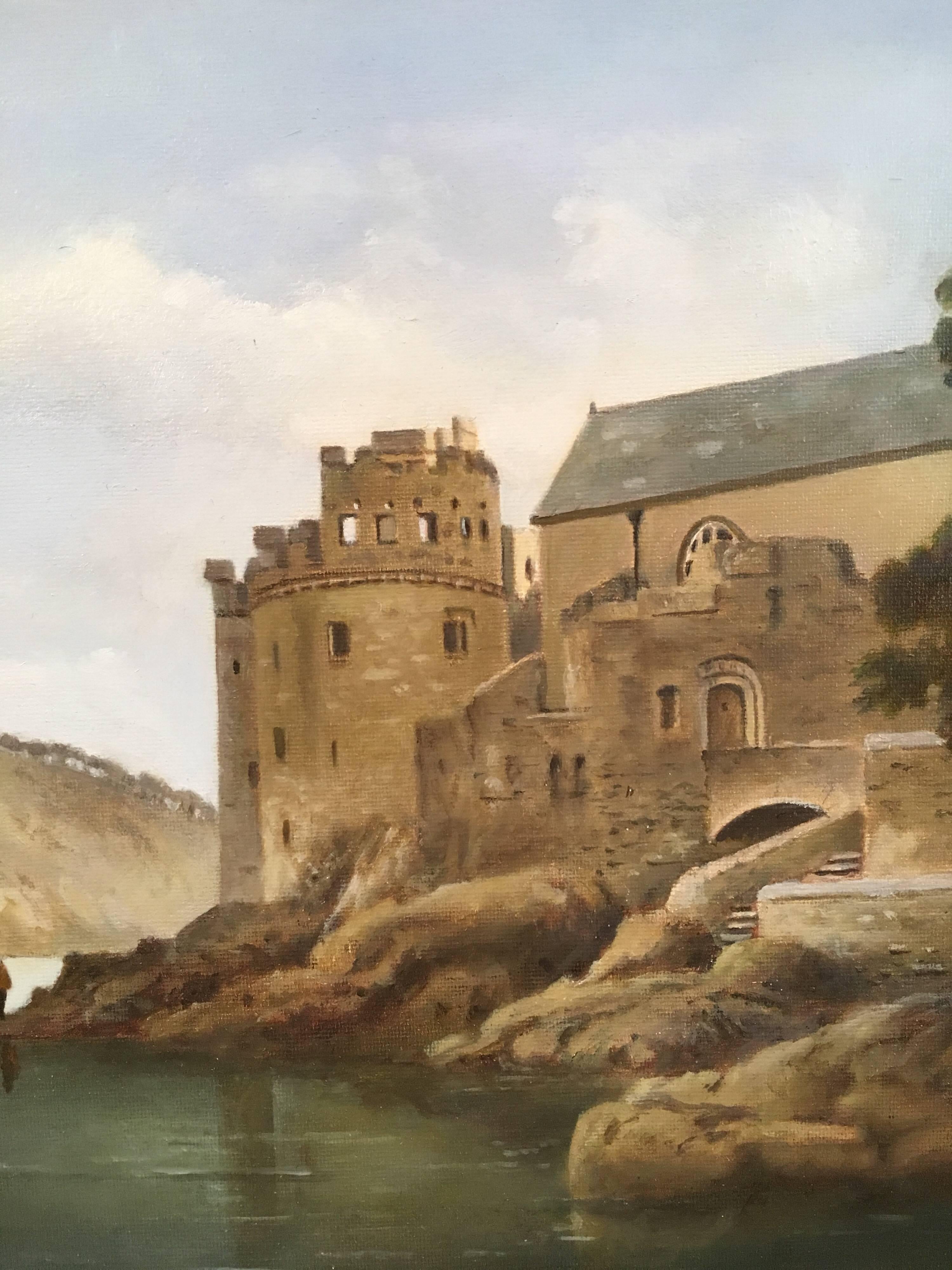 Dartmouth Castle, Fine Oil Painting, Signed 2