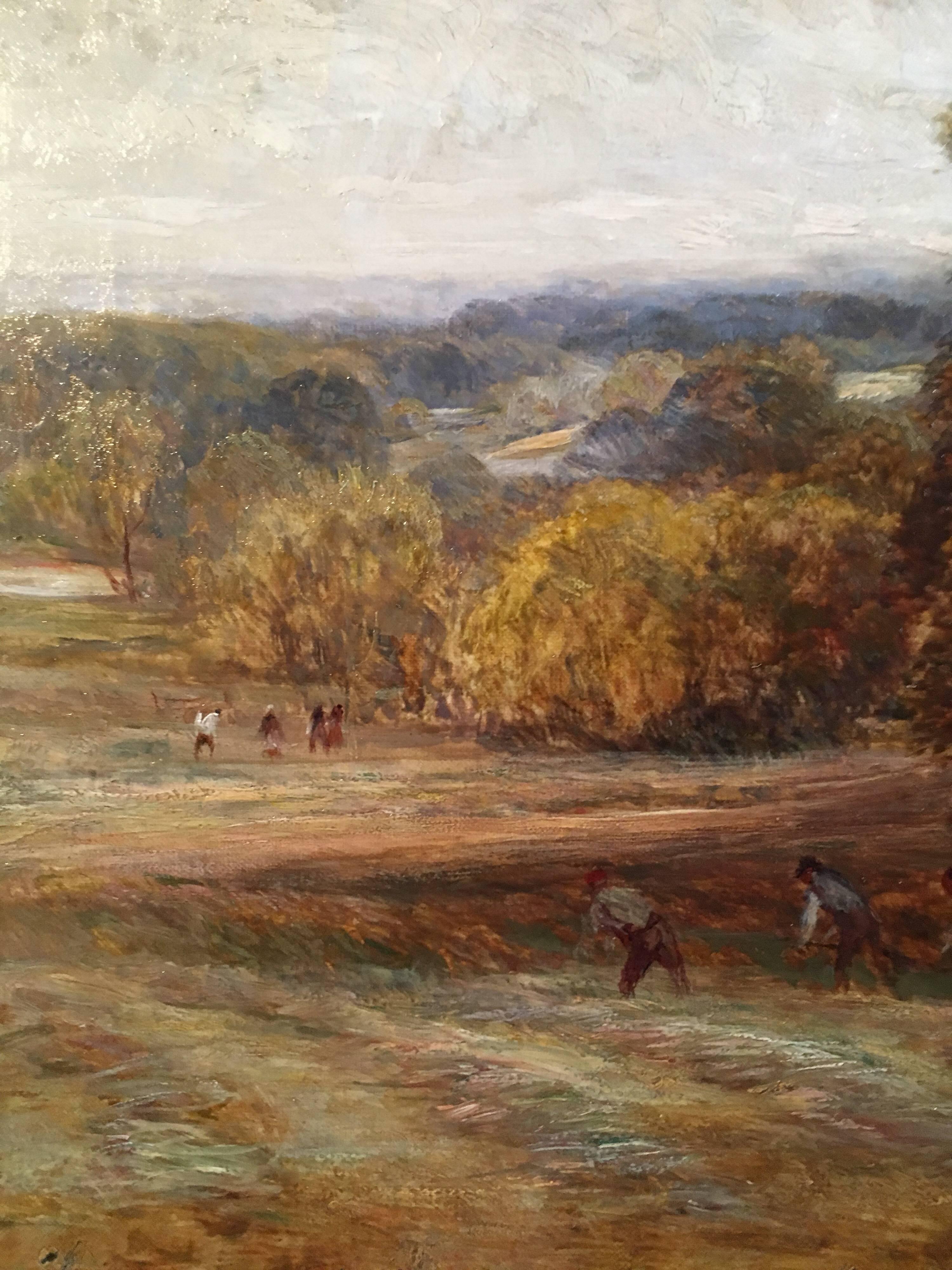 harvest oil painting