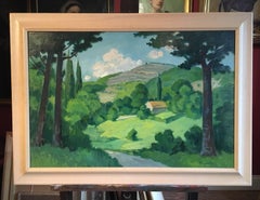 Großes postimpressionistisches Ölgemälde aus der Provence