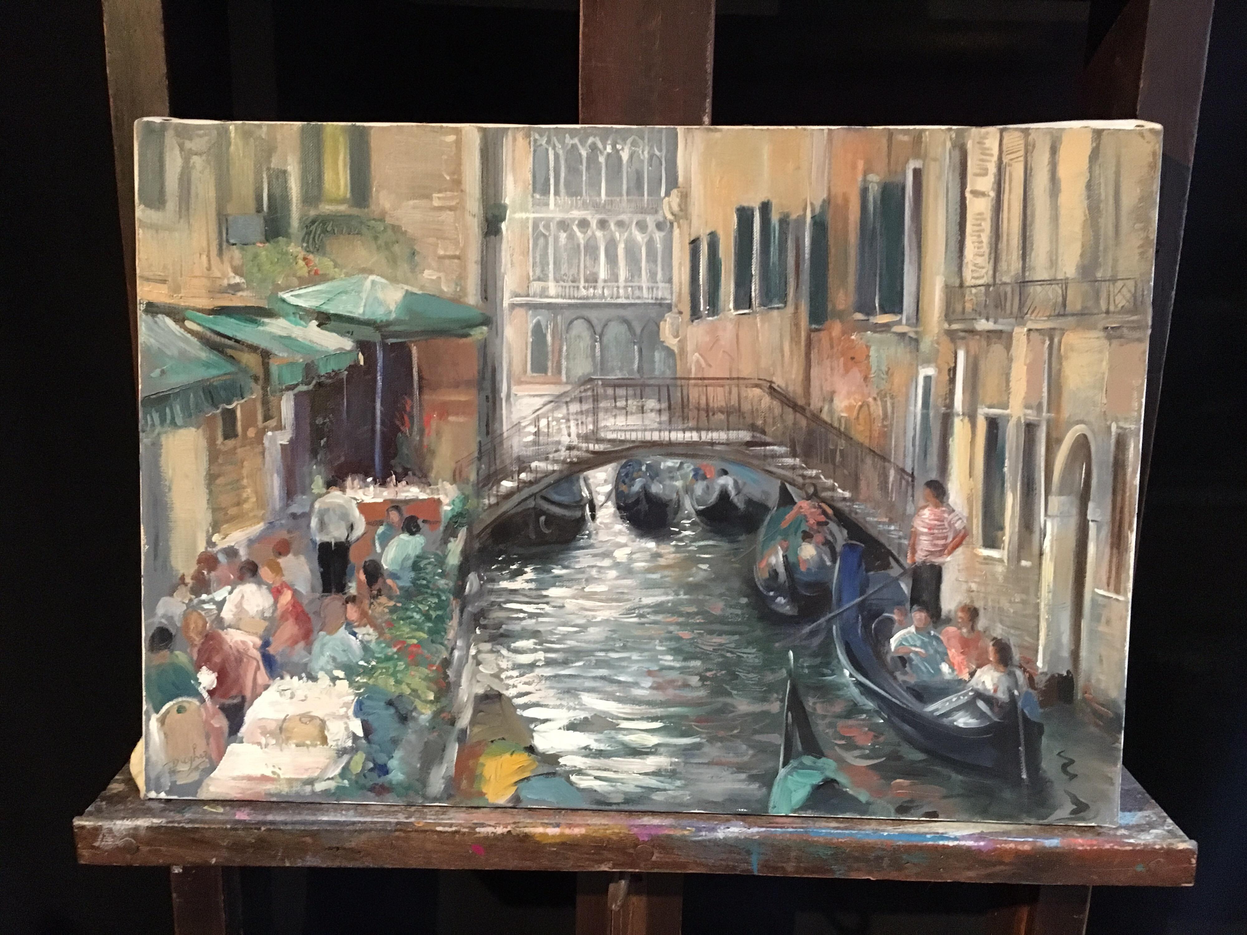 venetian cafe painting