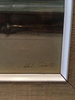 The Marriage Proposal, Impressionist Original "The Important Question", Signed