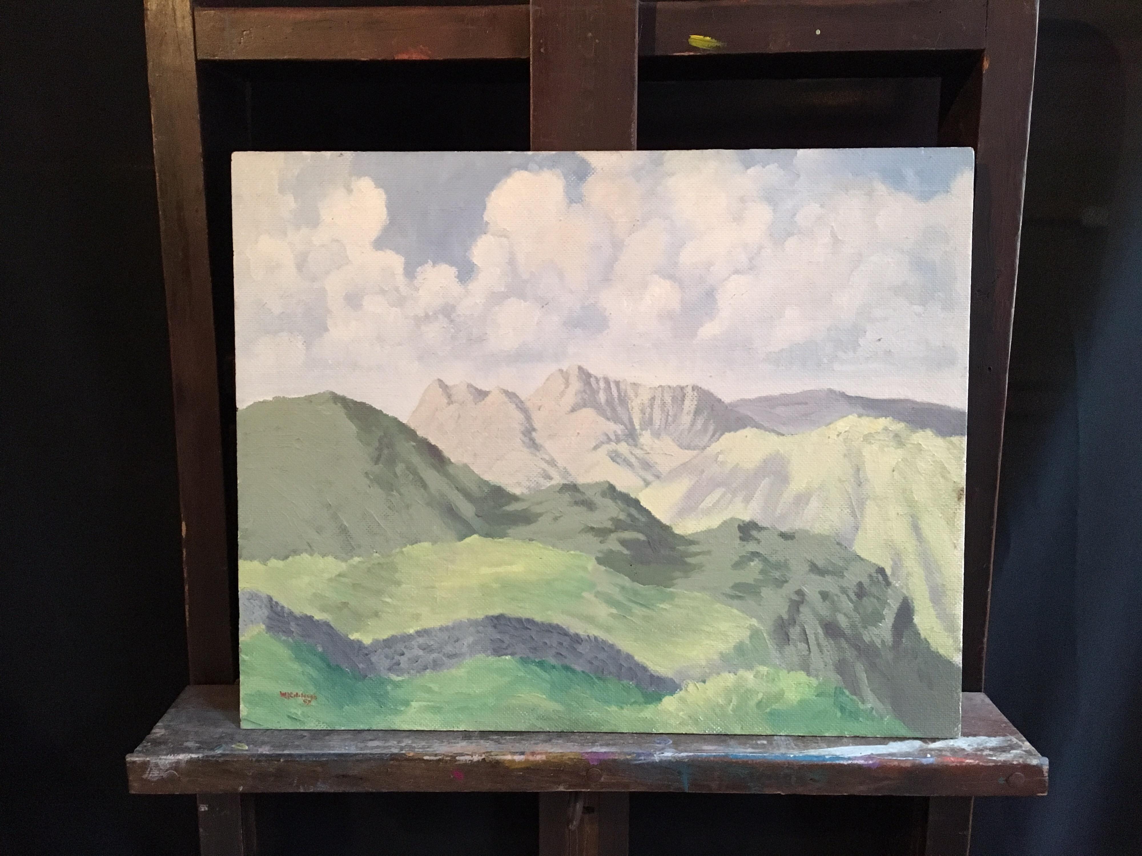 impressionist mountains