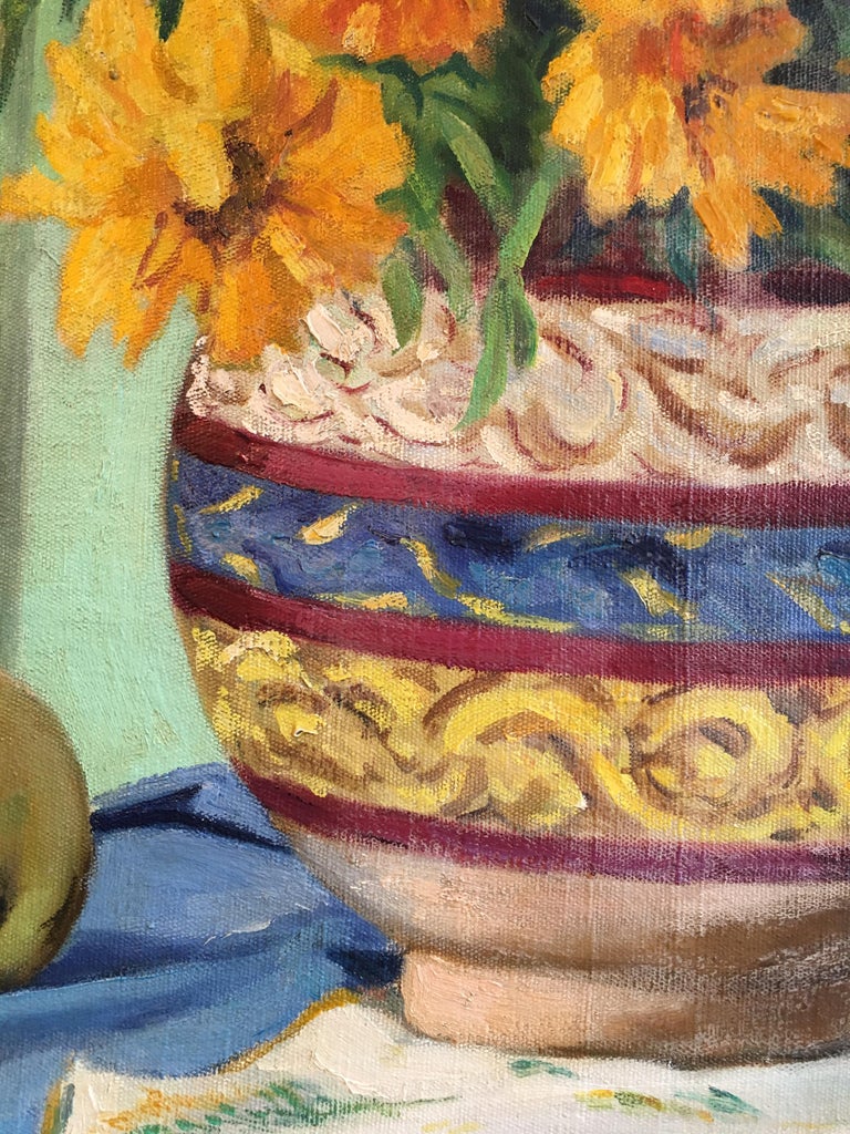 le Roy Still Life, Impressionist Oil, French Signed Original