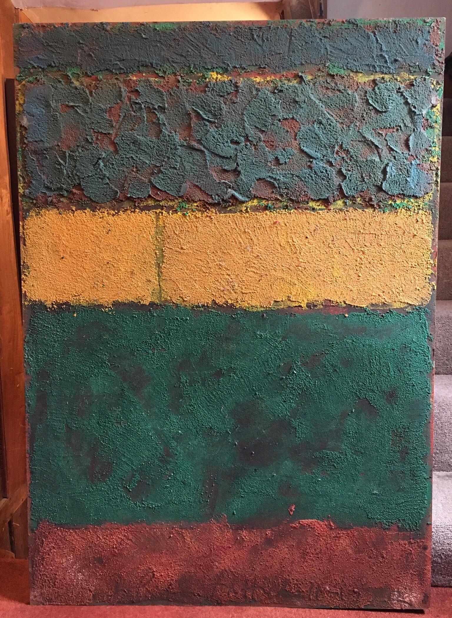 block colour painting