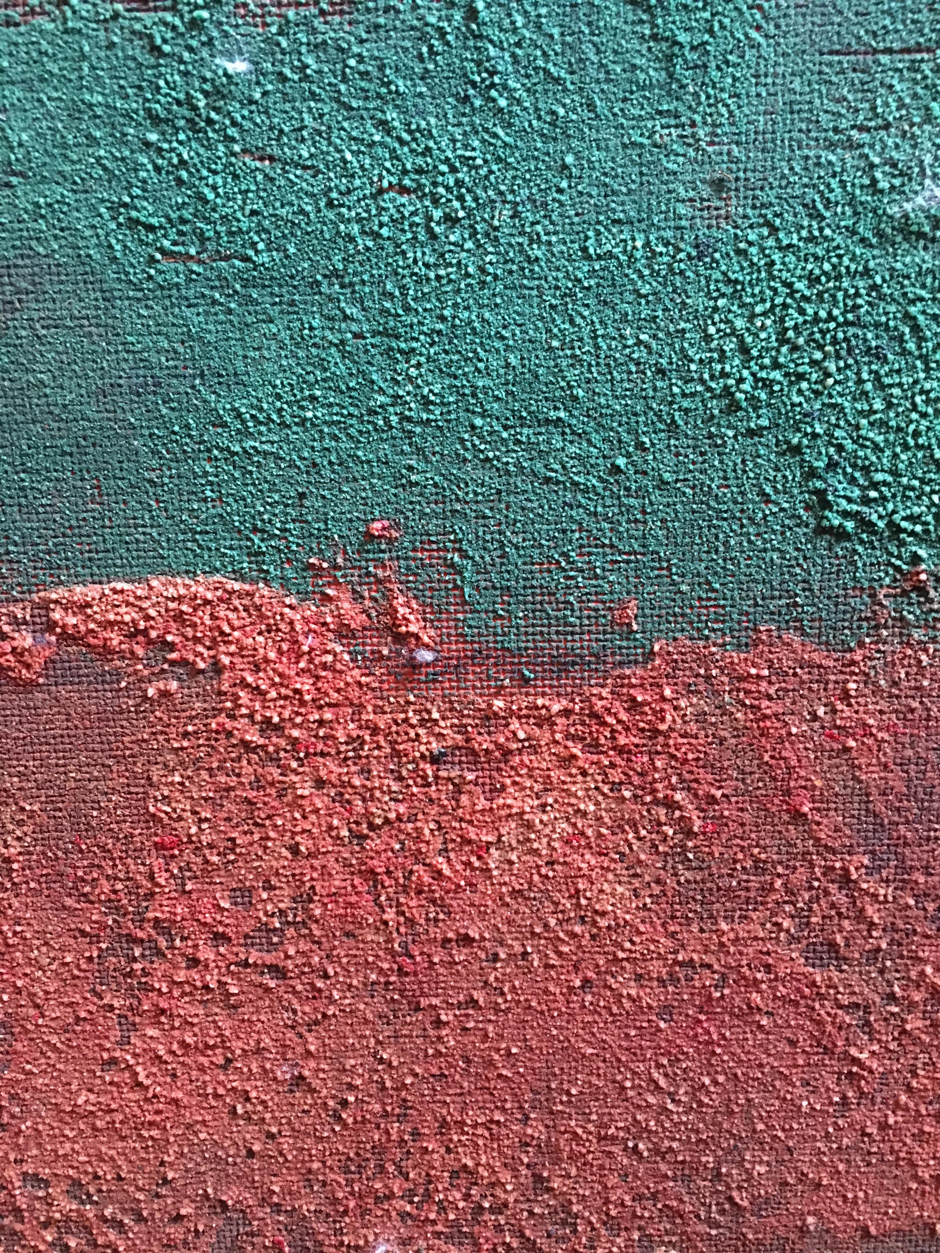 Grande blocco di colori astratto, tecnica mista, pittura originale in vendita 2