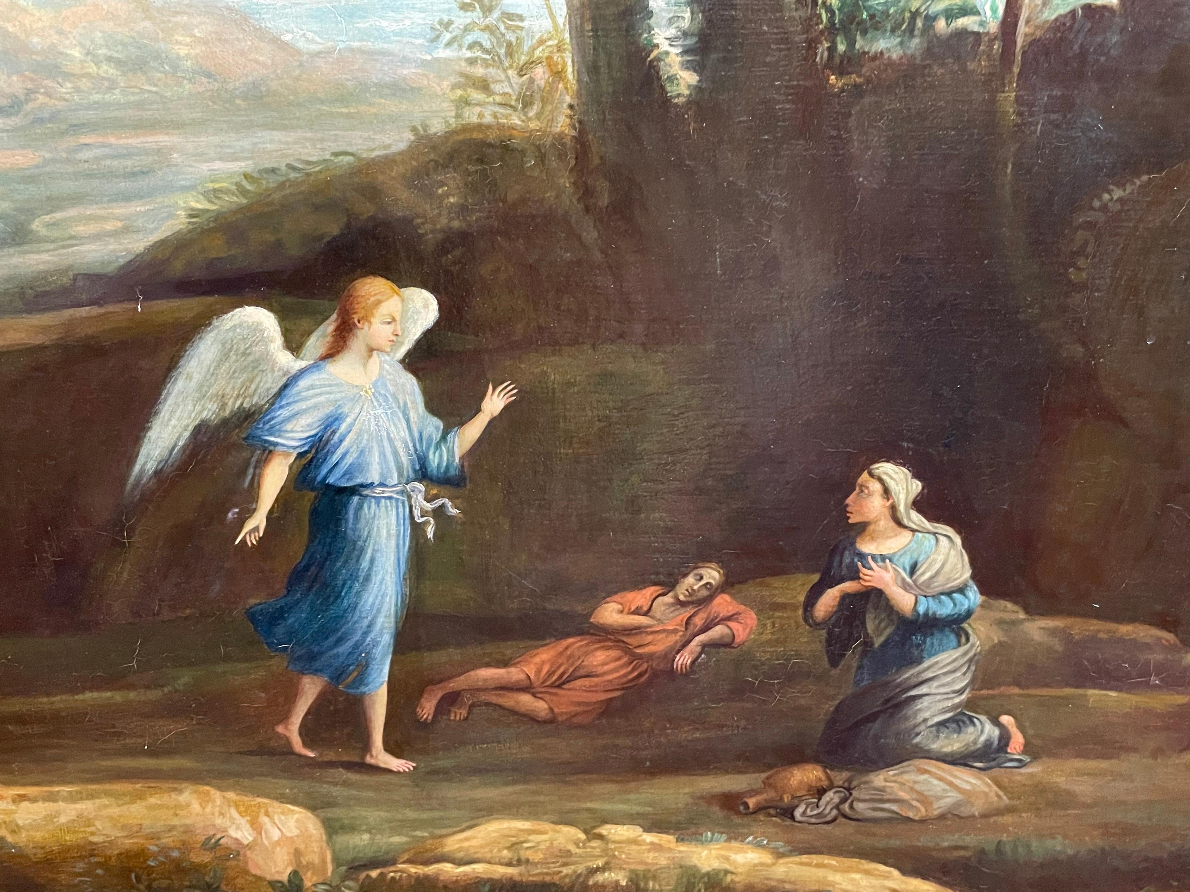Außergewöhnliche klassische Landschaft:: Hagar und der Engel 12