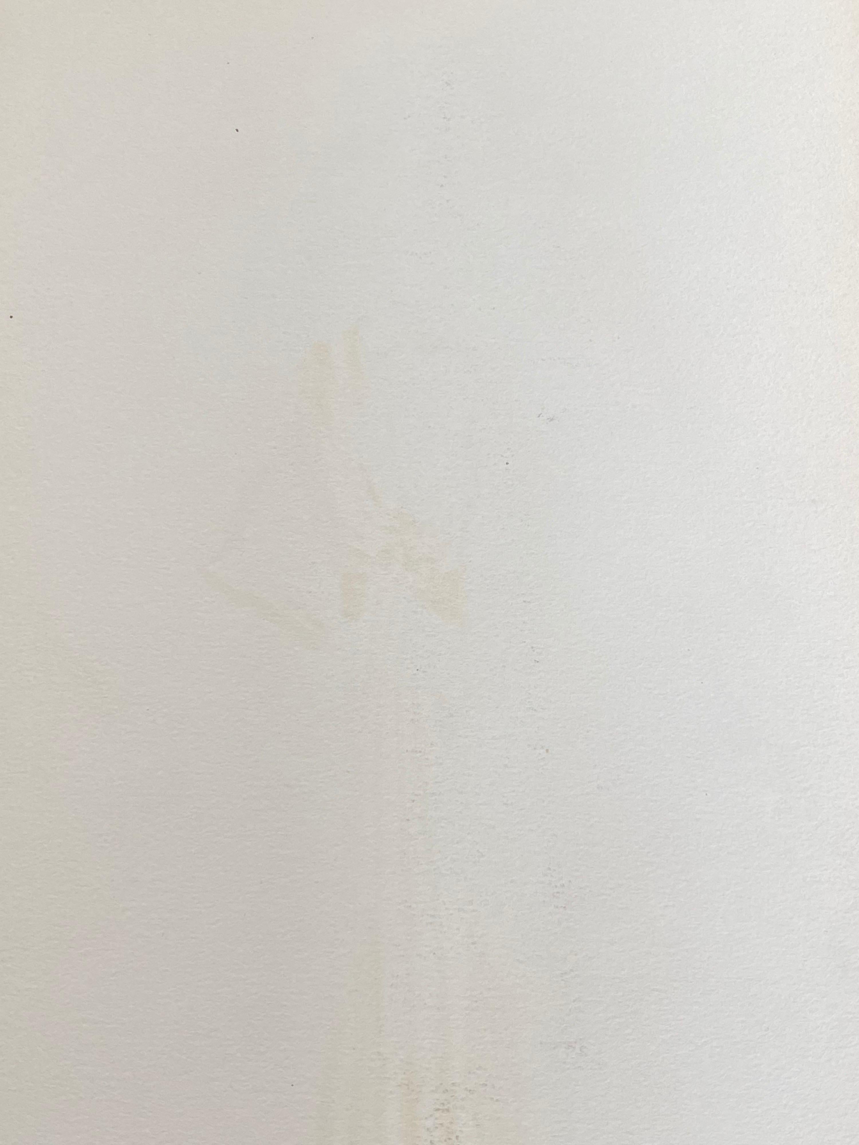 1930's Original Parisina Diseño de Moda Ilustración Acuarela Elegante Dama en venta 2
