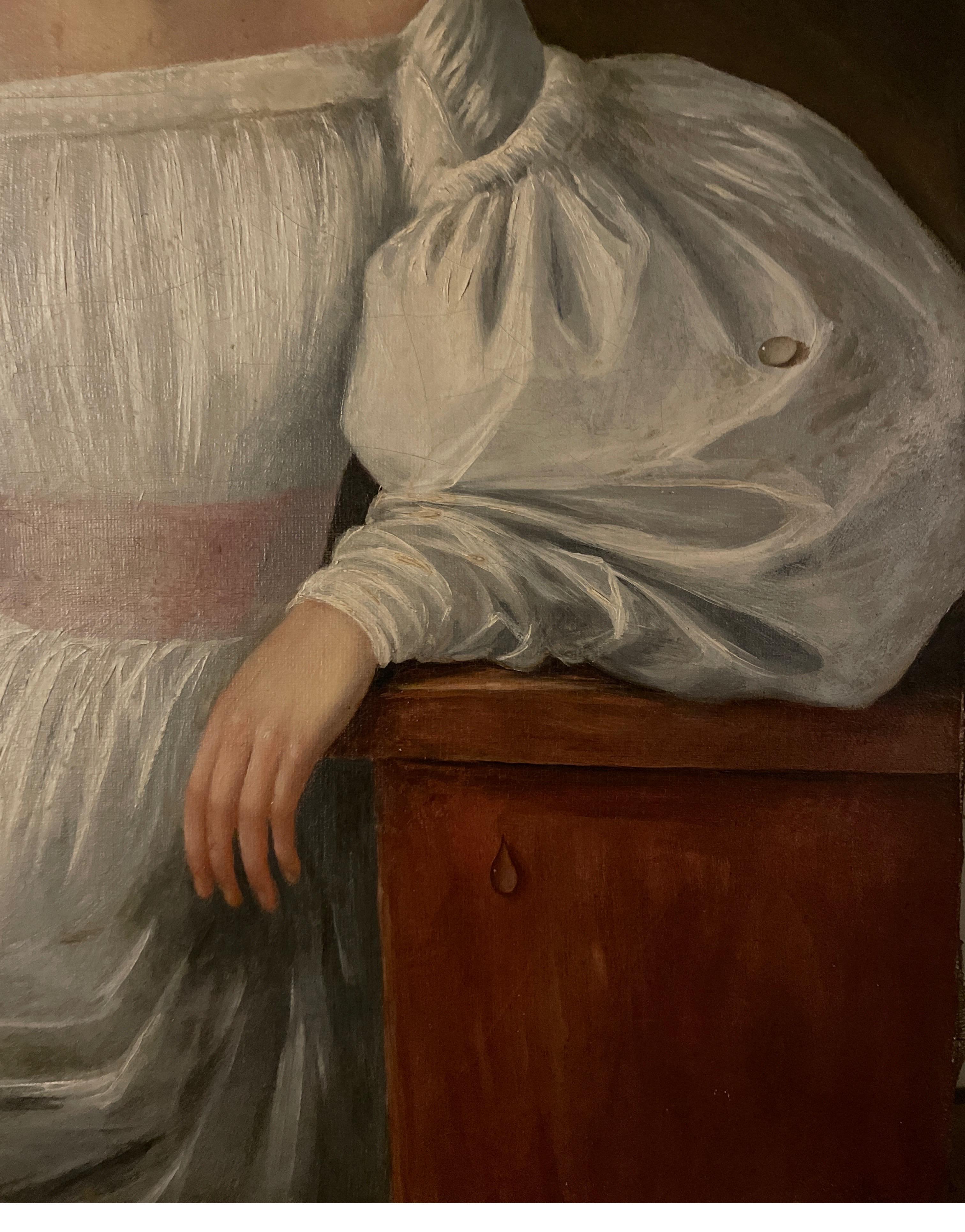 young lady in french