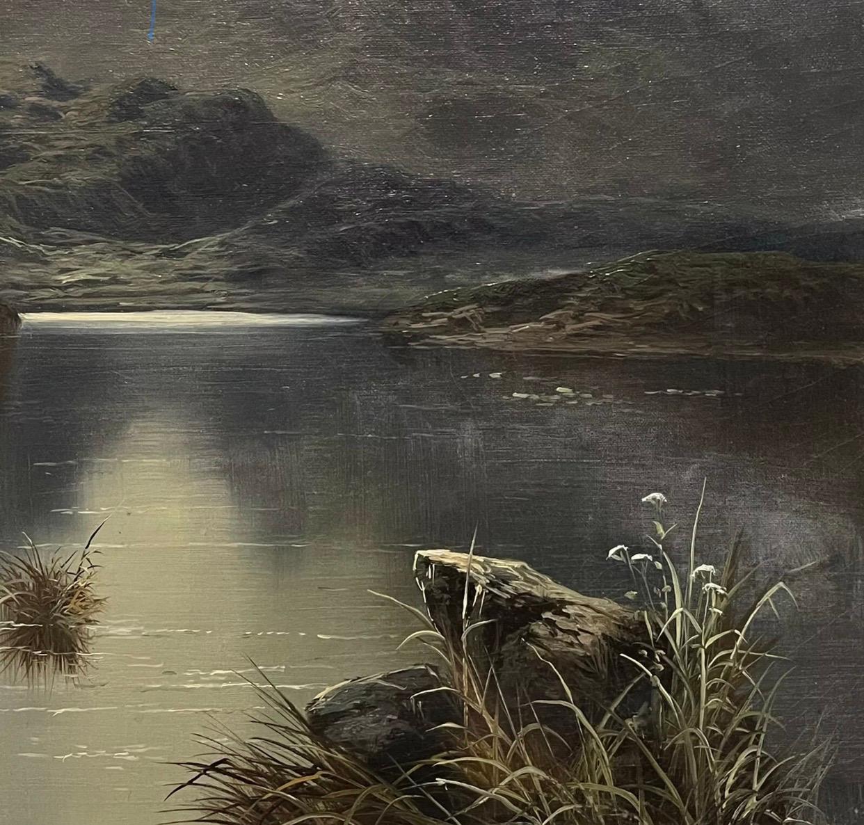 Artist/ School: David Hicks, British late 19th century, signed

Title: The Scottish Highlands

Medium: signed oil painting on canvas, oak wood framed

Size:

framed: 27.5 x 23.5 inches
canvas: 21 x 17 inches

Provenance: private collection,