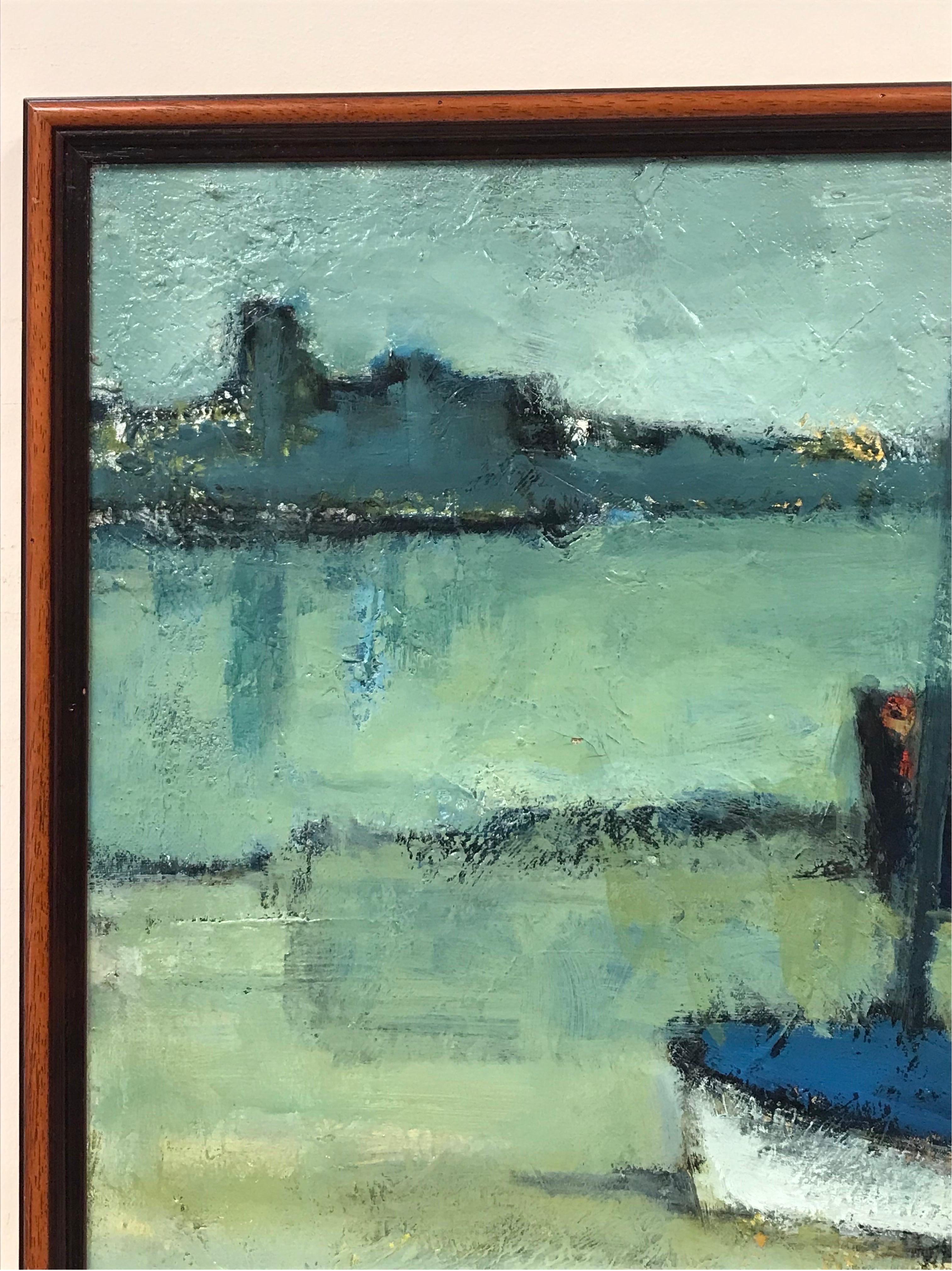 Artist/ School: Maurice Bilbeaud (French 1919-1997), signed and dated 1972, inscribed verso. 
Maurice Bilbeaud is a painter born in Sète in 1919, died in 1997 in Nice. Painter of nudes, animated landscapes, still life, marine. Post-Impressionist.