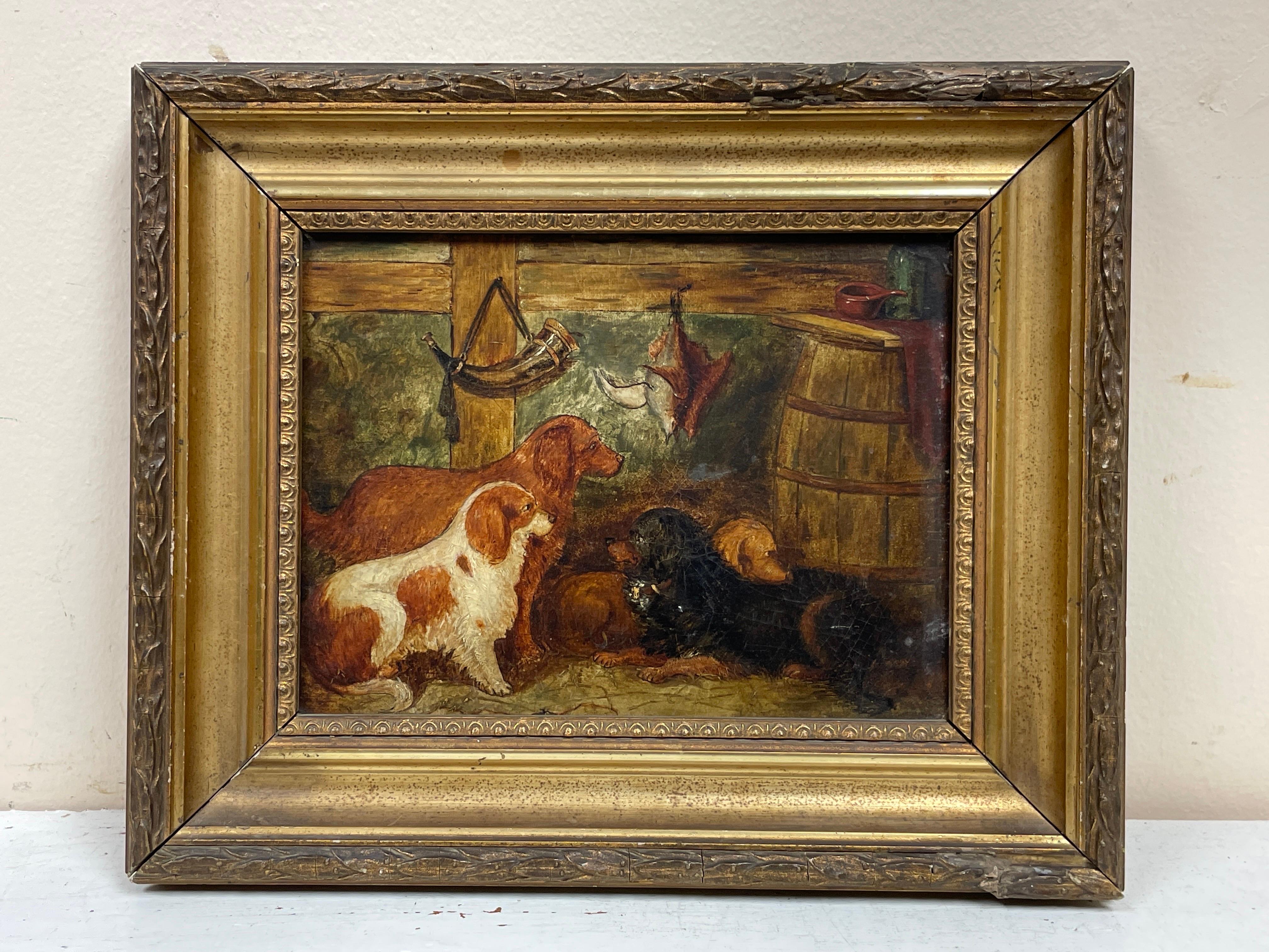medieval dog paintings