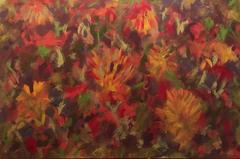 Very Large British Abstract Painting - Amazing Warm Colours