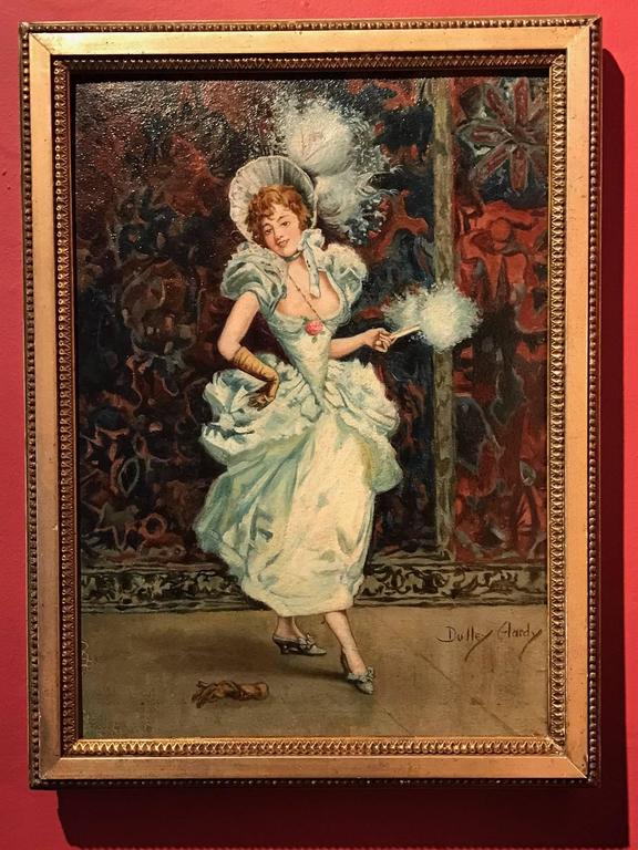 Dudley Hardy - Belle Epoque Gaiety Girl - Antique British Oil Painting at  1stDibs | dudley hardy paintings