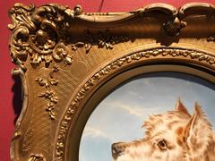 Head Portrait of Victorian Terrier