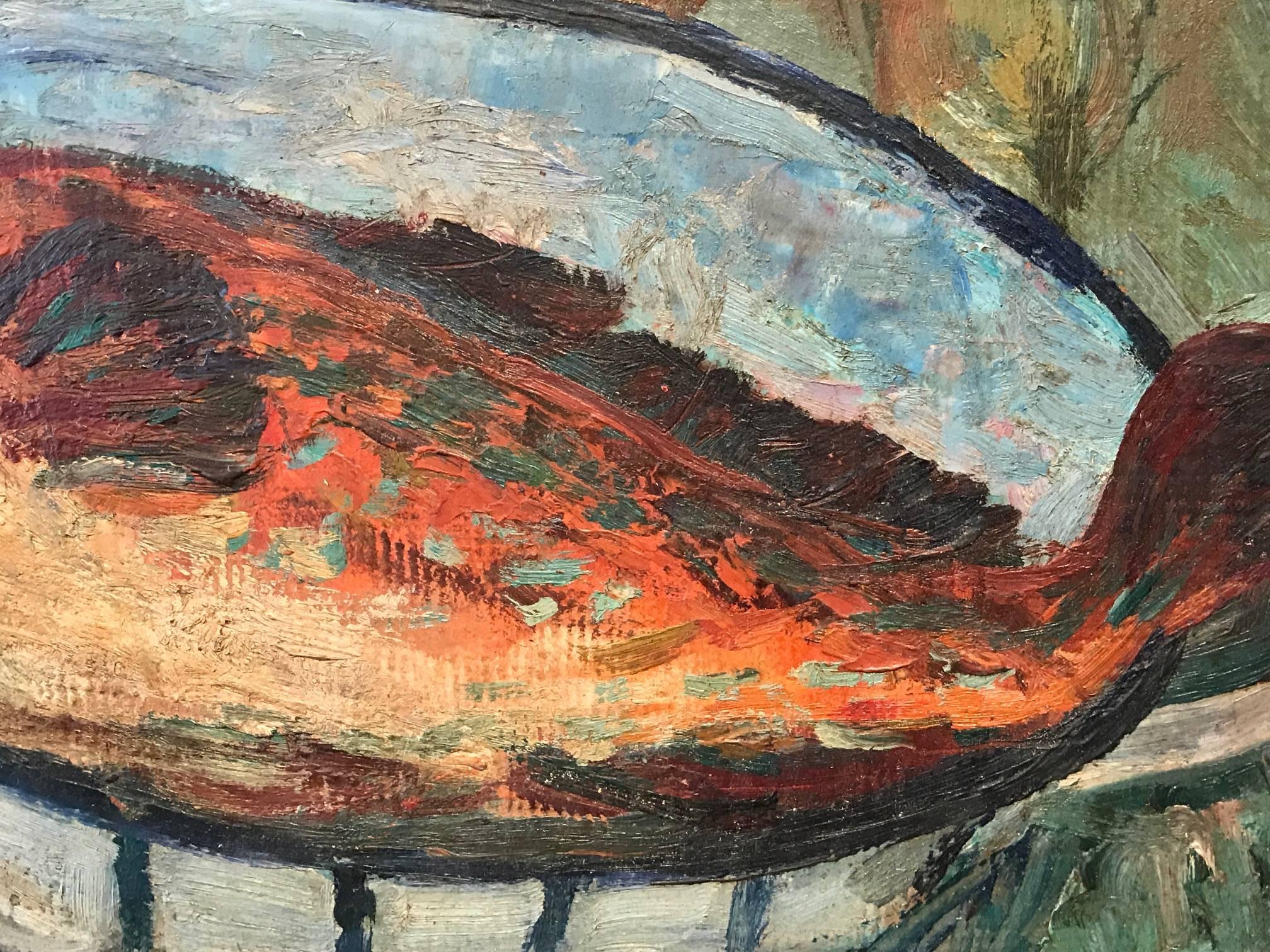 impressionist fish painting