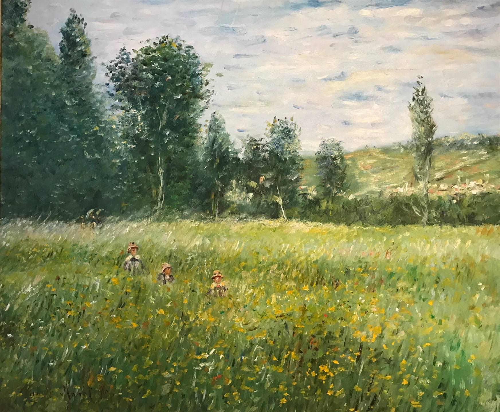 oil painting meadow