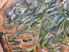 Provencal Maison - Large Mid 20th-Century French Post-Impressionist Oil Painting