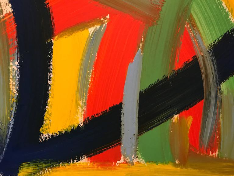 Robert Somerton Stunning British Abstract Original Painting Signed