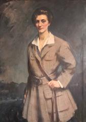 1920's Society Portrait Scottish Sporting Lady