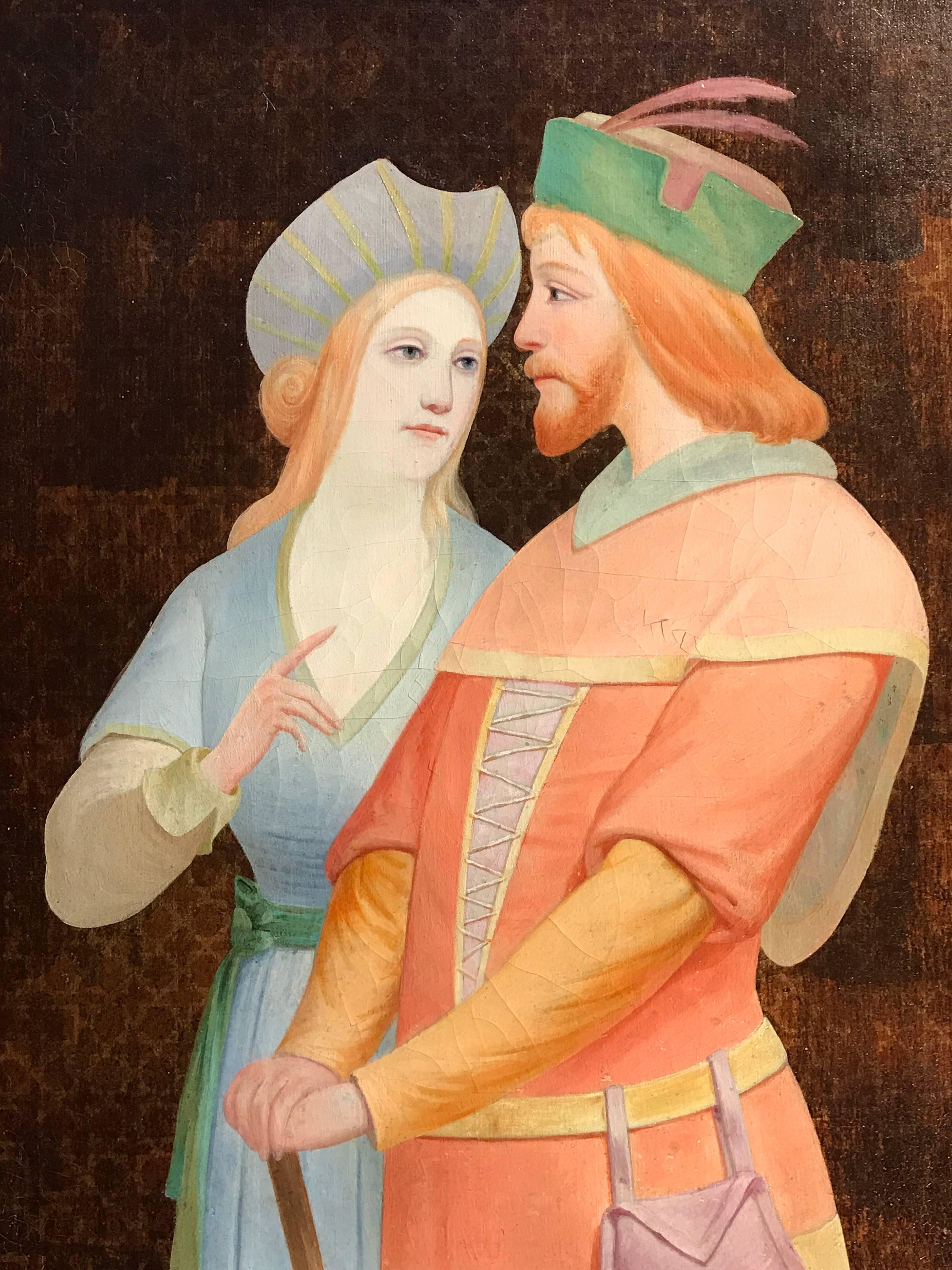 renaissance couple portrait