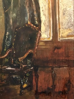 The Chateau Salon Interior Oil Painting