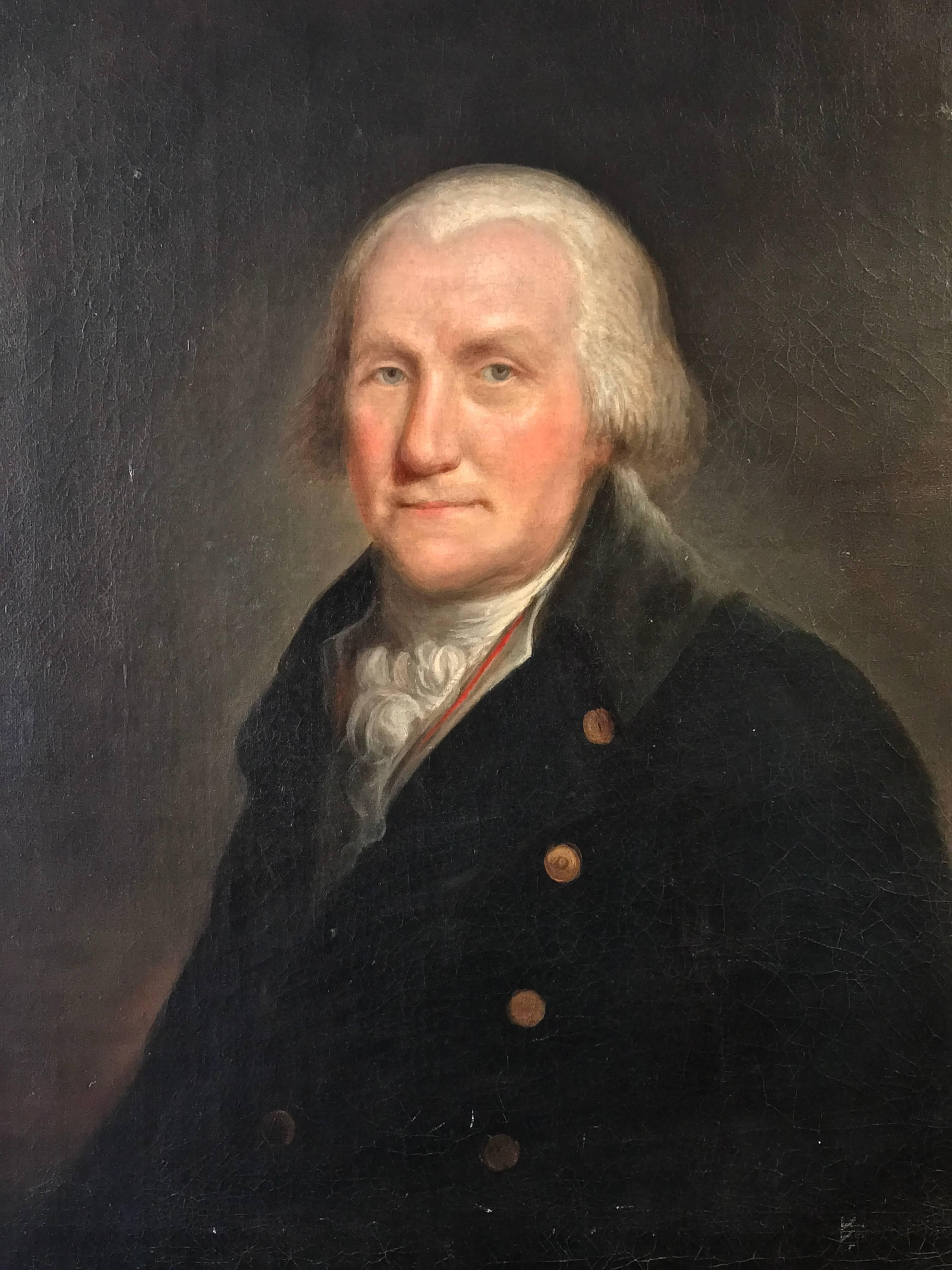(After) Charles Willson Peale Figurative Painting - 18th Century Portrait believed to be George Washington