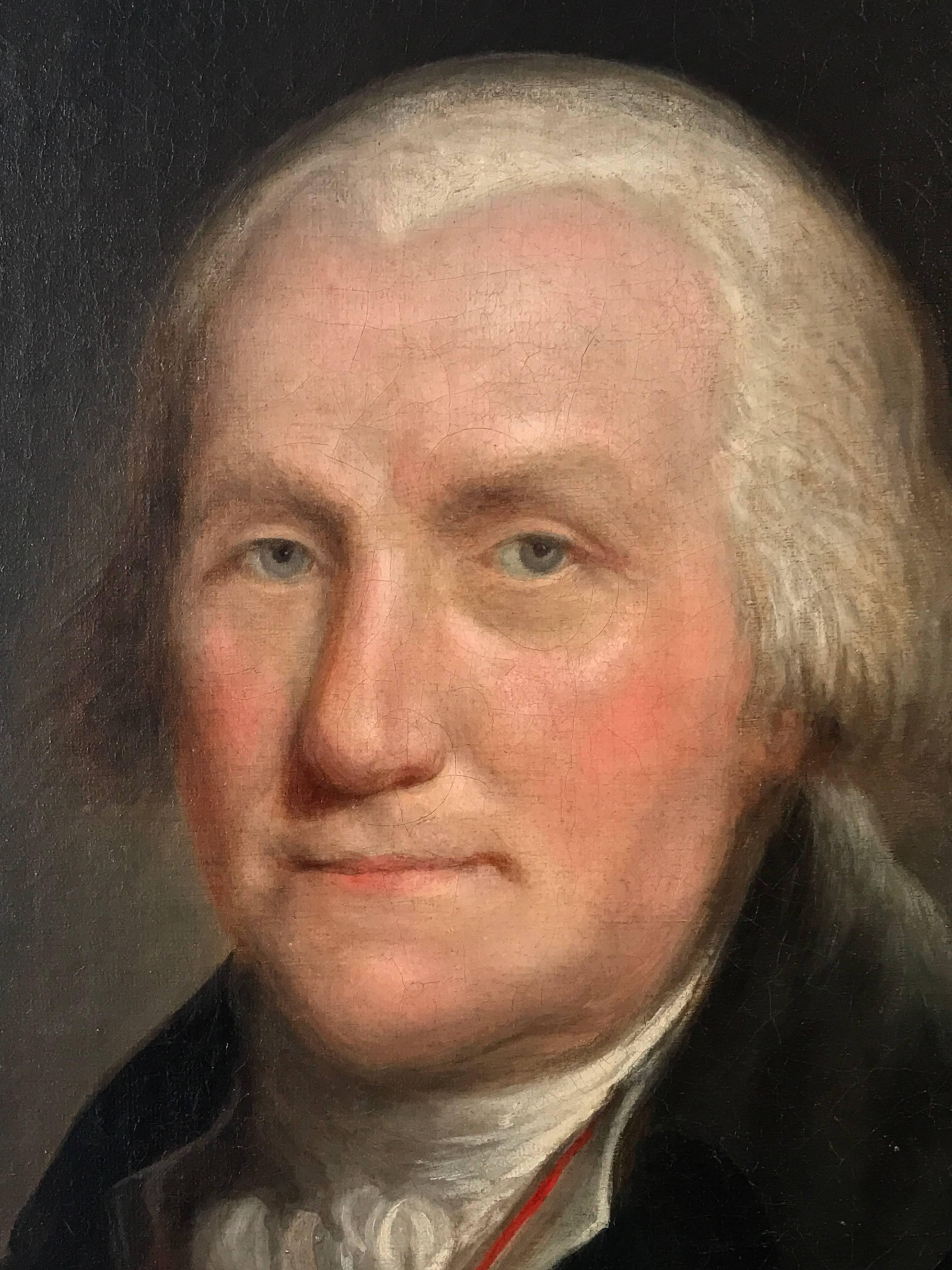 what color were george washington's eyes