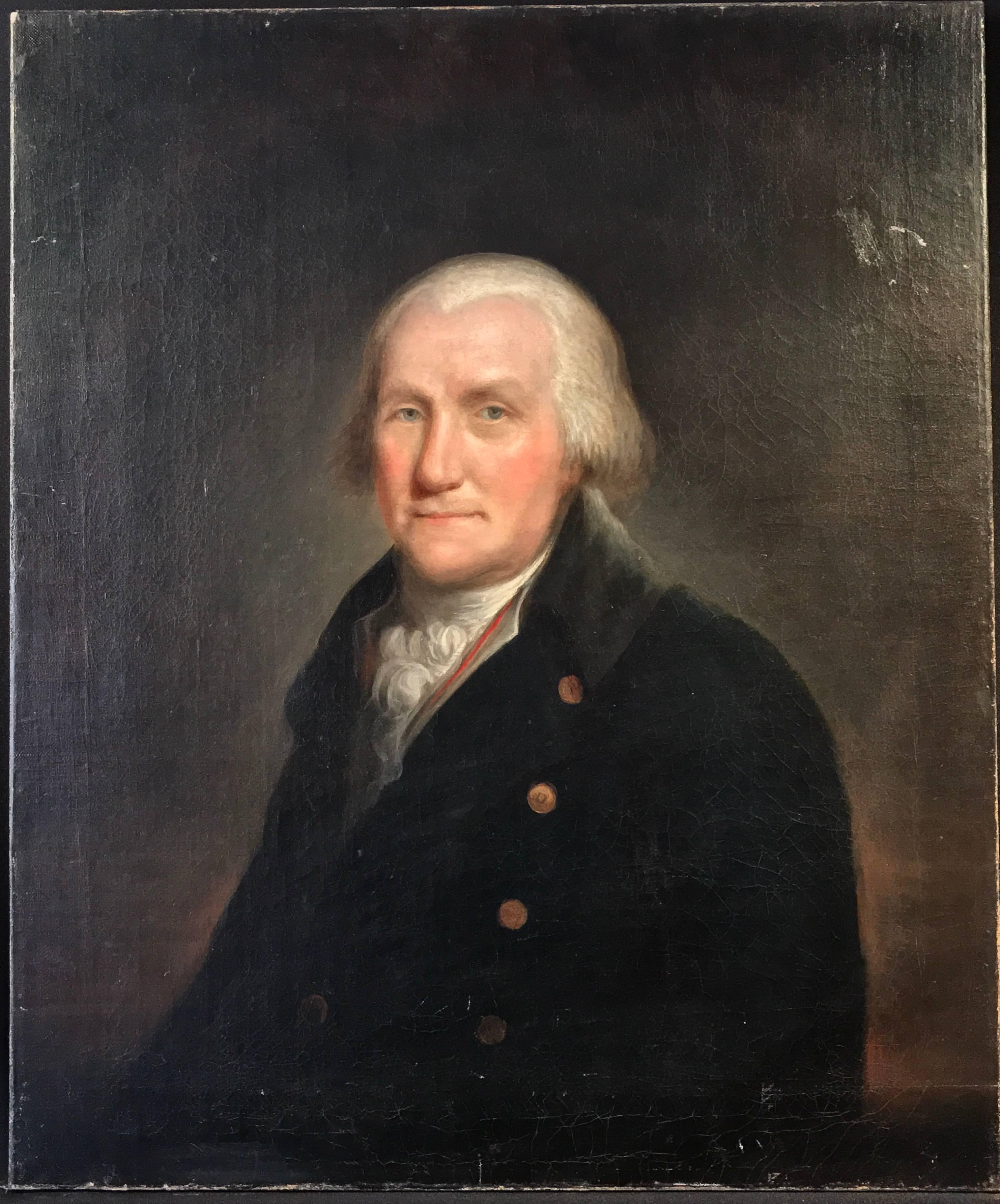 18th Century Portrait believed to be George Washington - Painting by (After) Charles Willson Peale